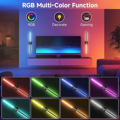 Wall Sconces with 360°DIY Independently Rotatable Lamp, 10000mAh Rechargeable - Image 2