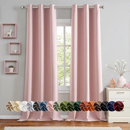 MIULEE Blackout Curtains for Bedroom Living Room 2 Panels, Thermal Insulated by MIULEE