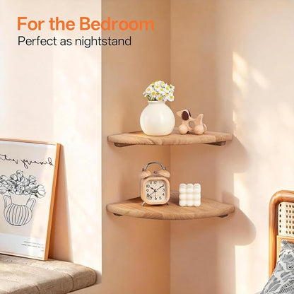 Gieanoo Floating Corner Shelves - Image 4