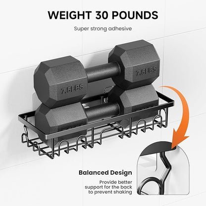 Shower Caddy, 3 Pack Shower Shelves - Image 5