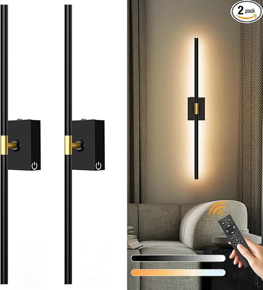Rechargeable Wall Sconce Set of 2: 10000mAh Battery Operated Wall Sconce by Eneru