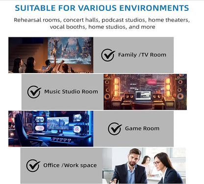1 Pcs Sound Proof Foam Panels |48"×24"×2" Quick-Recovery Soundproof Wall Panels - Image 5