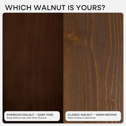 Homeforia Walnut 20 inch Floating Shelf, High End Solid Real Wood 20inch - Image 8