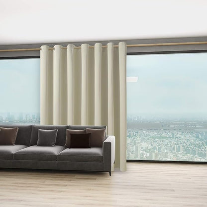BONZER Room Divider Blackout Curtain Extra Wide Room Darkening Total Privacy - Image 5