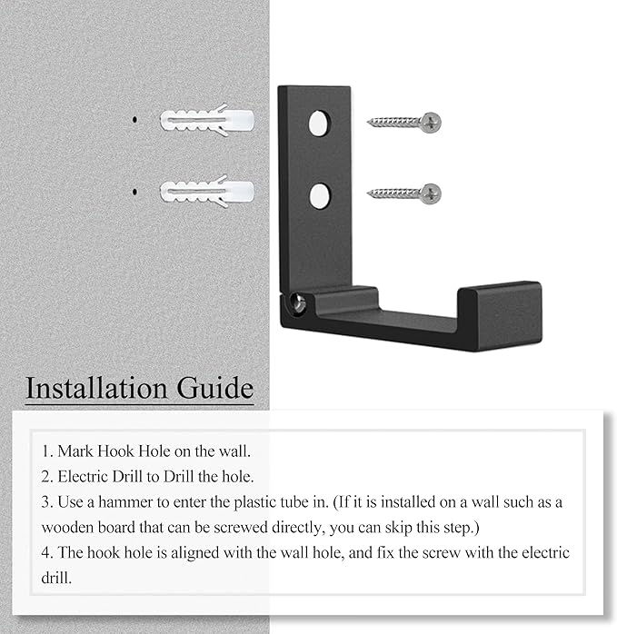 OHIYO Folding Coat Hooks 4pcs Foldable Hook Wall Mounted - Image 7