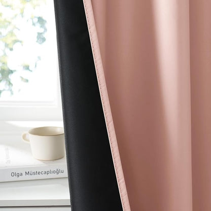RYB HOME 100% Blackout Short Curtains - Image 4