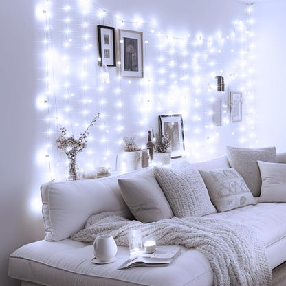 Minetom Curtain Lights, 300 LED Dimmable Fairy Lights - Image 6