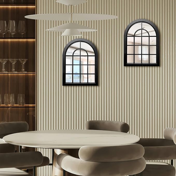 ZEXUIRU 2 Set. Rustic Wall Mirrors - Image 2