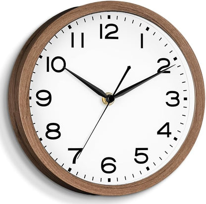 AKCISOT Wall Clock, Modern Small Wall Clocks Battery Operated 10 Inch, Silent - Image 9