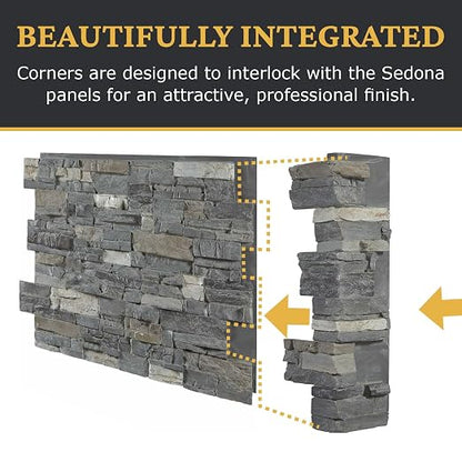 AZ Faux High-Density Polyurethane Faux Stone Interlocking Outside Corner - Image 7