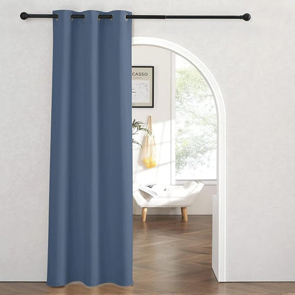 RYB Home Blackout Curtains Thermal Insulating Privacy Temporary Door Curtains by RYBHOME