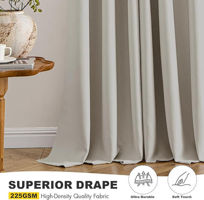 MIULEE Blackout Curtains for Bedroom Living Room 2 Panels, Thermal Insulated - Image 5