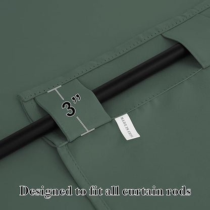 RYB HOME Small Window Curtains Blackout, Privacy Thermal Insulating Drapes - Image 5