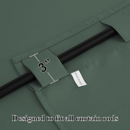 RYB HOME Bathroom Curtains Blackout - Image 5