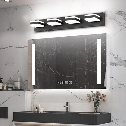 SOLFART Bathroom Light Fixtures, 4 Lights Modern LED Vanity Lights Over Mirror - Image 7