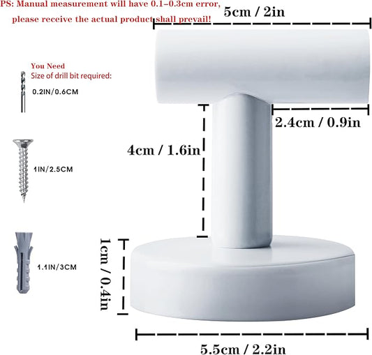 4 Pack Towel Hooks Bathroom Wall Hook Holder Stainless Steel Coat Robe Clothes - Image 2