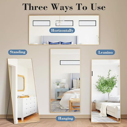 DUMOS 21"x56" Full Length Mirror - Image 6