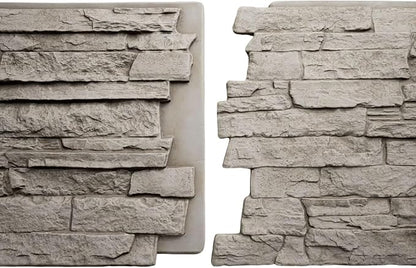 EverStone Acadia Ledge Faux Stone Panel, Desert Sand Color - Image 8