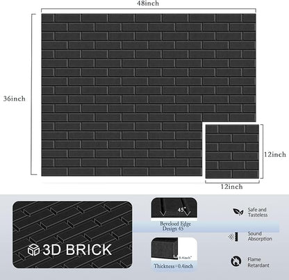 12Pack Acoustic Panels, Decorative Sound Dampening Wall Panels - Image 2