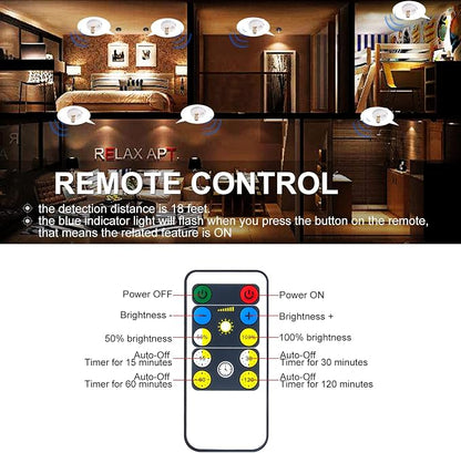 HAMVIDNE LED Spotlight, Battery Powered Picture Lights, Uplighting Indoor - Image 3