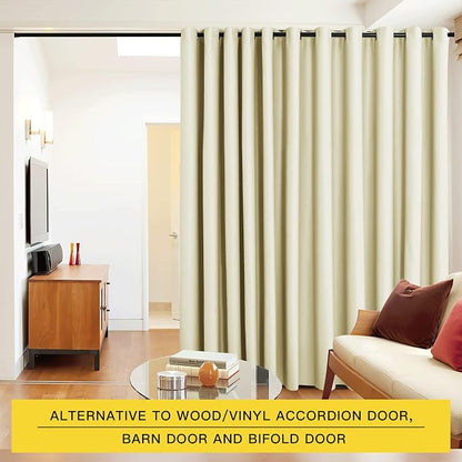NICETOWN Closet Door Heavy Curtain, Room Dividers Shade Screens Partitions - Image 2