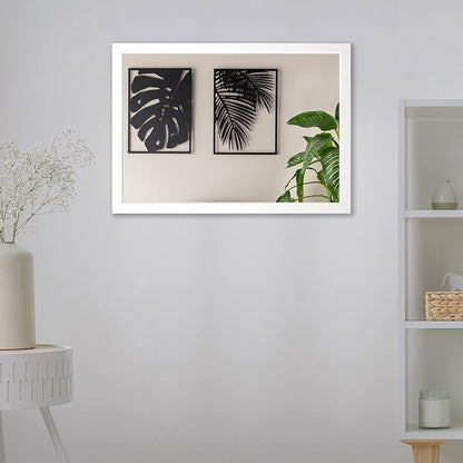 BOMINICA Rectangular Wall Mirror 24” x 36” Bathroom Mirror Framed Wall Mirror - Image 6