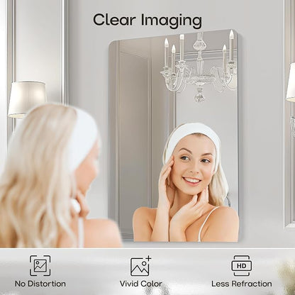 USHOWER Frameless Bathroom Mirror - Image 2