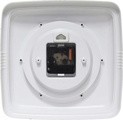 Infinity Instruments Retro Wall Clock – 9-Inch Square Silent Non-Ticking - Image 3