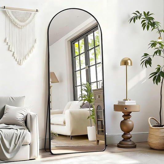 Degfig Arched Full Length Mirror, Full Body Mirrors by YourSpacePerfectlyReflected