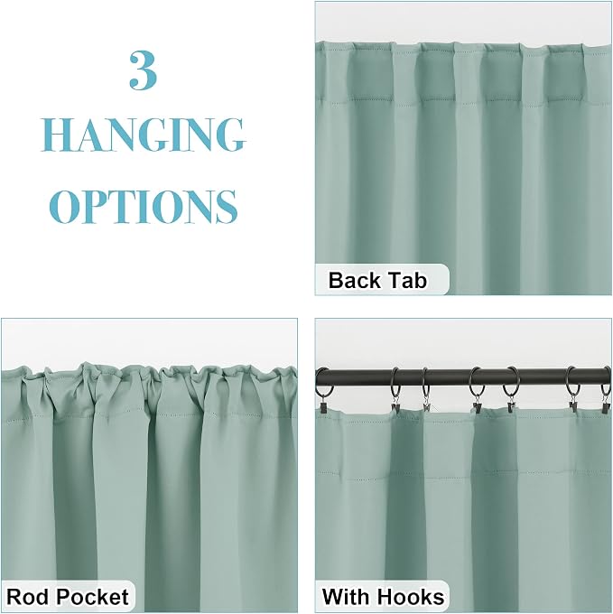 RYB HOME Coastal Blackout Curtains - Image 2