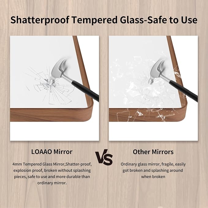 LOAAO 60X36 Inch Bathroom Mirror - Image 7