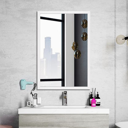 BOMINICA Rectangular Wall Mirror 24” x 36” Bathroom Mirror Framed Wall Mirror - Image 3