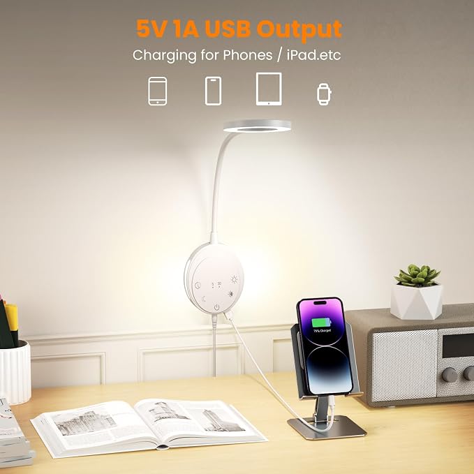 Wall Mounted Reading Light, Headboard Reading Lamp - Image 2