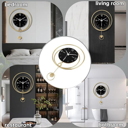 Dankeit Decorative Wall Clock, Silent Non-Ticking Quality Quartz Battery - Image 7