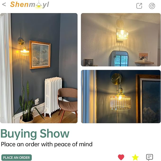 Shenmoyl Vintage Wall Sconce - Image 5