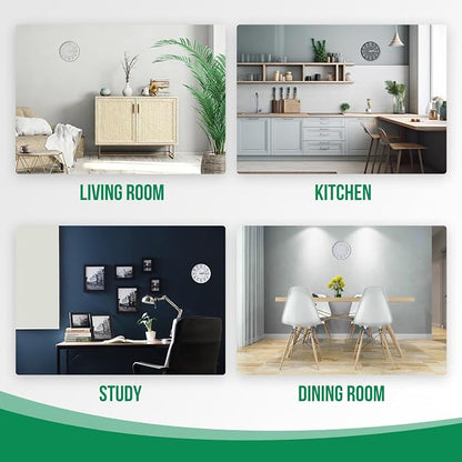 Wall Clock Modern Non-Ticking Battery Operated Silent Wall Clocks Simple Style - Image 7