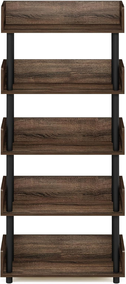 Furinno Turn-N-Tube 5-Tier Toolless Freestanding Multipurposes Display Rack - Image 6
