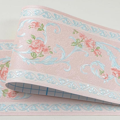 AbaBoorty Pink Flower Pattern Wallpaper Trim - Image 7