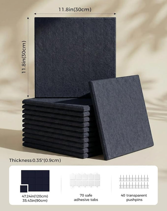 Aothia Felt Bulletin Board Tiles - Image 2