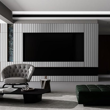 White Wood Slat Wallpaper - Image 4
