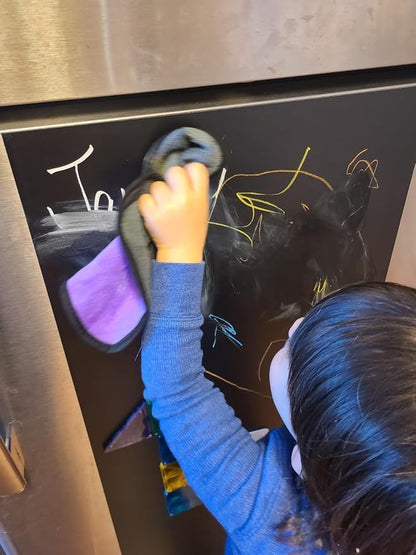 Magnetic Chalkboard Wallpaper Peel and Stick 48" x 24", Self-Adhesive - Image 2