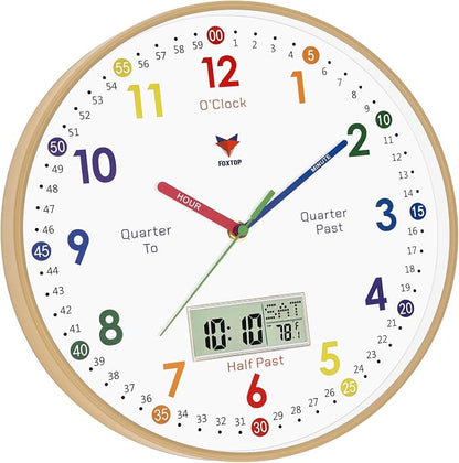 Foxtop Digital and Analog Learning Clock - Image 6