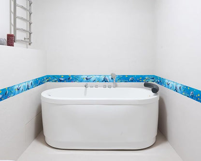 FLFK Peel and Stick Wallpaper Border Wall Decals - Image 6