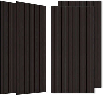 Wood Veneer Acoustic Panels, 4 Pack 47.2”x23.6” Sound Panels, Decorative Large by AUTORIFIC