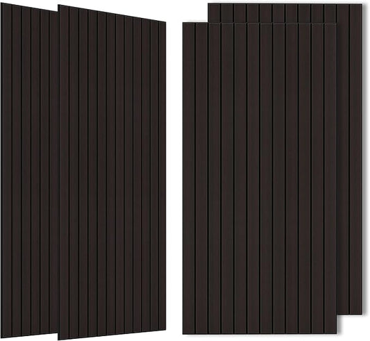 Wood Veneer Acoustic Panels, 4 Pack 47.2”x23.6” Sound Panels, Decorative Large by AUTORIFIC
