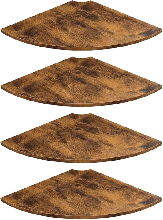 JJL Corner Shelves, 12 Inch Deep Corner Shelf Wall Mounted by Unknown
