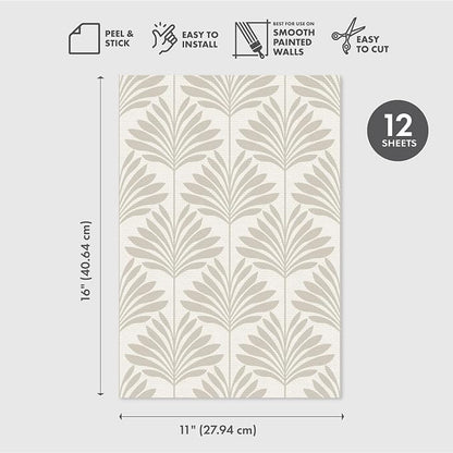 Main Street Peel and Stick Wallpaper Eco-Friendly Sheets 12 Pack, 11 X 16 Inch - Image 6