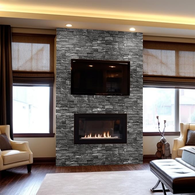 Yutianli 10PSC 3D Wall Panels Peel and Stick Faux Brick Wall Panels - Image 5