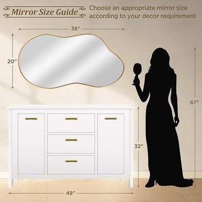 Dorlicecass Irregular Wall Mirror - Image 4