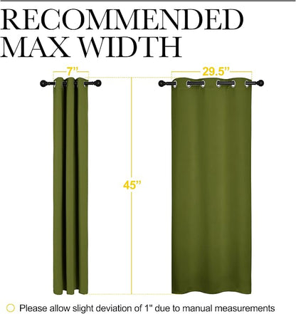 NICETOWN Christmas Bedroom Curtain Panels Blackout Draperies, Holiday Christmas - Image 7